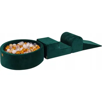 Dětské hřiště MeowBaby Piankowy Zestaw do Zabawy se Suchým Bazénem 90x30cm/200 Míčků 7cm,