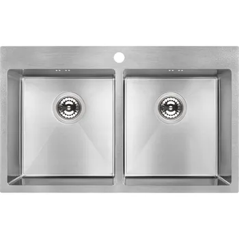 Nerezový dřez Laveo Dřez 2 komory Marmara, nerez - SAM_020T, nerez