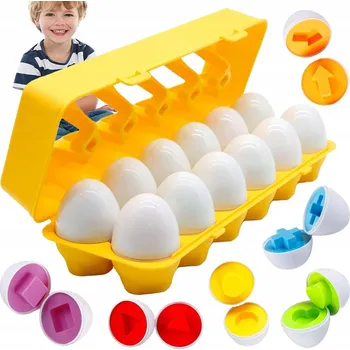 Dřevěná hračka SKLÁDAČKA STAVEBNICE VZDĚLÁVACÍ TŘÍDIČ MONTESSORI VAJÍČKA HRAČKA IDEÁLNÍ DÁREK