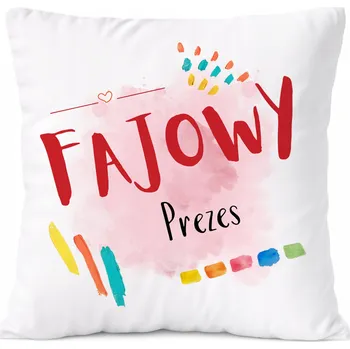 Polštář Polštář pro přítele s potiskem Dárek bílý PoliDraw