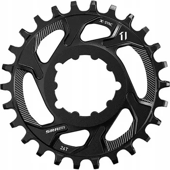 Převodník na kolo Sram X-Sync 26T Přímá Montáž 6mm Offset Hliníkový Převodník 11 rychlostí