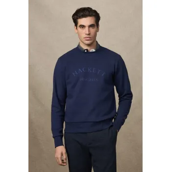 Pánská mikina MIKINA HACKETT LONDON HERITAGE ESS AW CREW INK BLUE