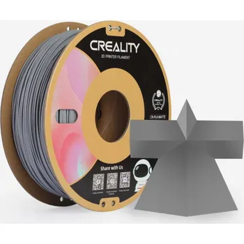 3D tisk FILAMENT CREALITY CR-PLA ŠEDÝ MATNÝ 1KG