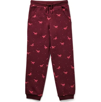 710594 - Tchibo - Dětské joggingové kalhoty - pro dívky - vel. 98/104 - barva: červená