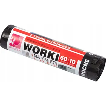 Pytle na odpadky Univerzální pytle na odpad Bratek Pytle na odpad 60l 10 ks