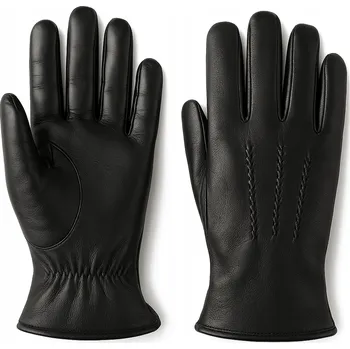 Rukavice Hagne pětiprsté rukavice z pravé kůže, velikost L - muž