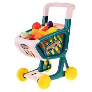 Hra na obchod Nákupní vozík + ovoce a zelenina