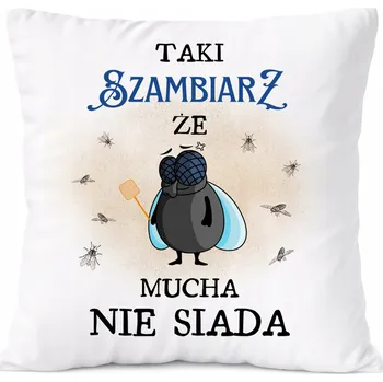 Polštář Polštář pro důchodce jako Dárek s potiskem , bílý PoliDraw