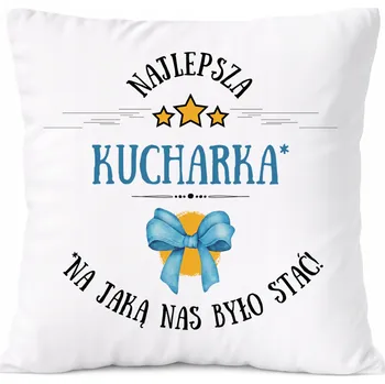 Obraz Dárek Polštář s potiskem pro kadeřníky, bílý PoliDraw