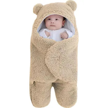 Zavinovačka ZAVINOVAČKA PYTEL BABY COCOON TEDDY ZAVINOVAČKA kožíšek béžový L75F