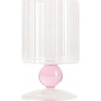 Sklenice Skleničky na bílé víno Homla BASIC růžové 0ml 1 ks