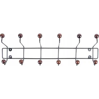 Věšák Kovový věšák Present Time černý