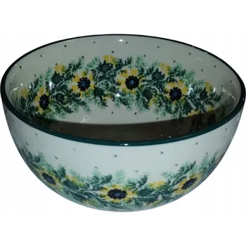 Miska Ceramika Artystyczna Bolesławiec 1. jakost 0,4L M986 Dek2858X Sob