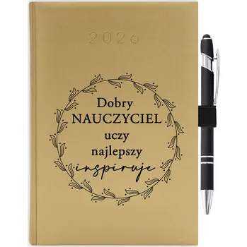 Kalendář Knižní kalendář 2026 A5 zlatý