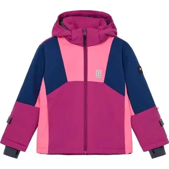Dětská lyžařská bunda LEGO&reg; kidswear LWJAZ 801 152 Růžová, Tmavě modrá, Černá