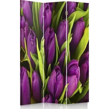Paraván Paraván Feeby Bordové tulipány 110 x 180 cm