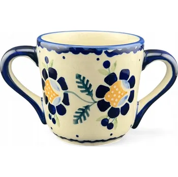 Dětský hrnek 200 ml, dekor 00RU, keramika Bolesławiec