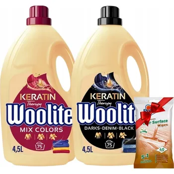 Prací prostředek Tekutý prací prostředek na barevné prádlo Woolite 9,1 l