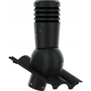 Vrták ECO125 BRAAS ŘECKÝ Větrací komín TMAVÝ GRAFIT