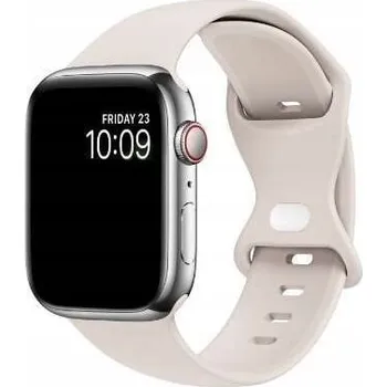 Řemínek na hodinky Řemínek Bestphone pro Apple, béžový