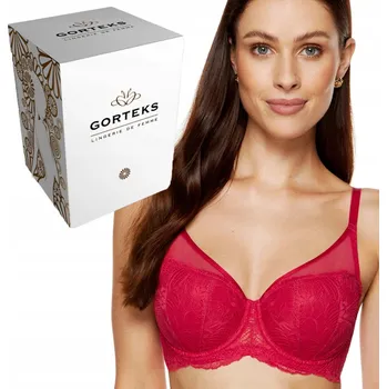 Podprsenka Gorteks vyztužená podprsenka červená velikost 90D