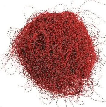 Vánoční dekorace Andělské vlasy krepaté - červené - 3153-03