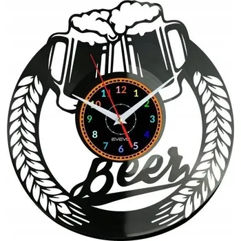 Hodiny Nástěnné hodiny Pivo Vinylová deska Moderní dekorace Narozeniny