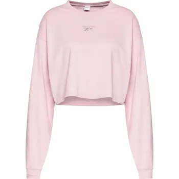 Dámské tričko Tričko REEBOK CL WIDE COTTON, dlouhý rukáv, oversize bavlna vel. S