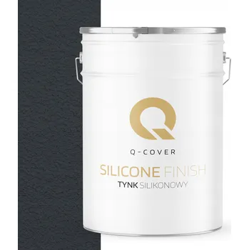 Fasádní barva SILIKONOVÁ OMÍTKA FASÁDNÍ ANTRACITOVÁ RAL 7016 25KG ZRNO 3.0mm