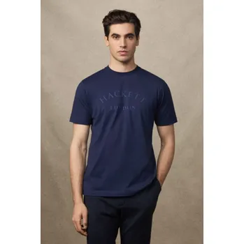 Pánské tričko TRIČKO HACKETT LONDON HERITAGE ESS TEE INK BLUE