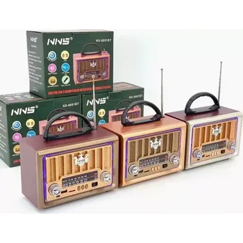 Radiopřijímač NS-8891BT Retro rádio s MP3 přehrávačem