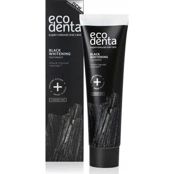 zubní pasta Zubní pasta Ecodenta Black Whitening Toothpaste s uhlím 100 ml