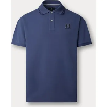 Pánská košile POLOKOŠILE HACKETT LONDON HERITAGE H POLO ETON BLUE