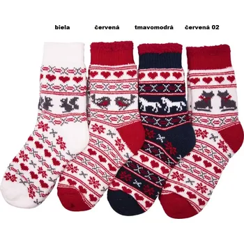 Dámské ponožky Dámské teplé ponožky Robin - Uni / bílá