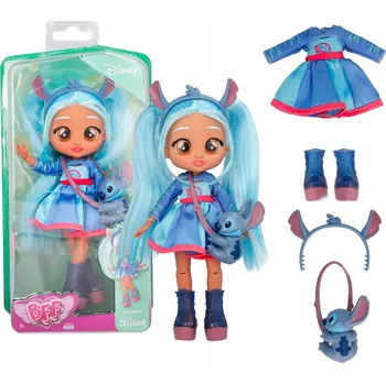 Panenka PANENKA CRY BABIES DISNEY BFF STITCH HRAČKA PRO HOLČIČKU MÓDNÍ PANENKA