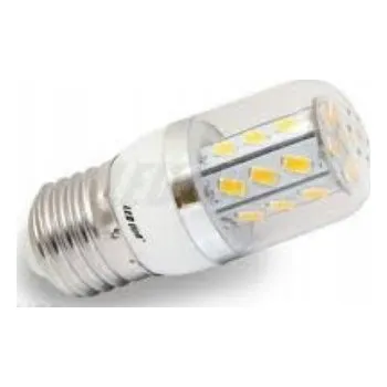 Žárovka LED žárovka koule E27 4,5W teplá bílá 380lm čirá COG CORN G45