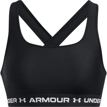 Podprsenka Sportovní podprsenka Under Armour Crossback Mid Bra Velikost podprsenky: XL / Barva: černá