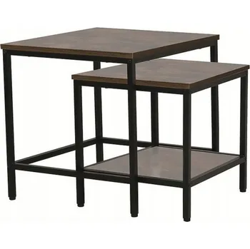 Konferenční stolek Konferenční stolek Signal čtvercový 48 x 40 x 48 cm dub rustikální