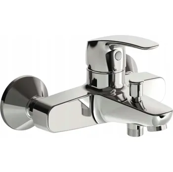 Vodovodní baterie Nástěnná vanová baterie s jednou pákou Hansa Pinto, stříbrná