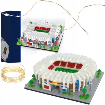 ostatní stavebnice STAVEBNICE FOTBALOVÝ STADION MANCHESTER UNITED LED OSVĚTLENÍ