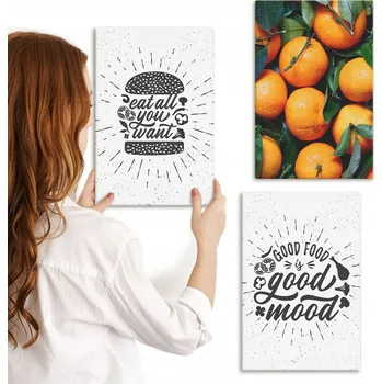 Obraz Sada obrazů do ložnice, kuchyně - šťavnaté pomeranče, 3x 20x30 cm