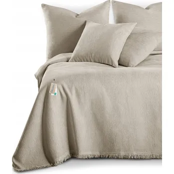 Prostěradlo Přehoz Filumi polyester 220 cm x 240 cm béžový