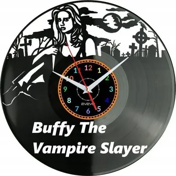 Hodiny Nástěnné hodiny s motivem TV seriálu - vinylová deska, moderní dekorace U