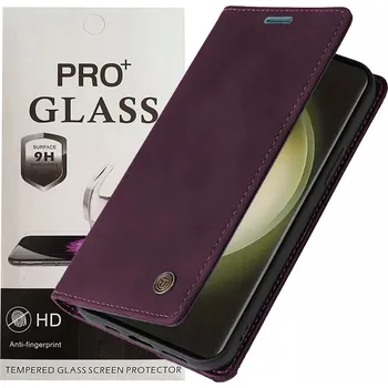 Pouzdro na mobilní telefon Flipové pouzdro Audioimp pro Samsung Galaxy S24 červené