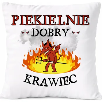 Polštář Polštář pro Dominika jako Dárek s potiskem a fotografií Bílá PoliDraw