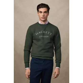 Pánská mikina MIKINA HACKETT LONDON HERITAGE ESS AW CREW DUCK GREEN
