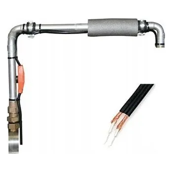 Topná rohož Kerbl topný kabel s termostatem 14m 224W 230V pro potrubí, certifikace VDE