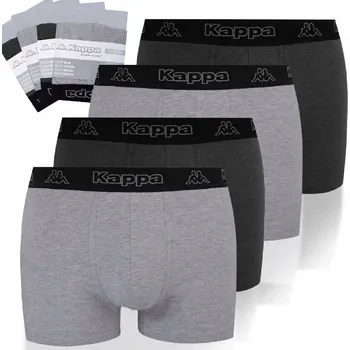 Boxerky KAPPA Pánské boxerky Bavlna s logem Sada 4 kusů Velikost M