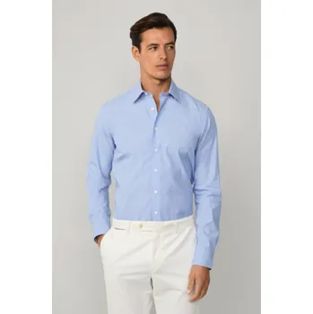 Pánská košile KOŠILE HACKETT LONDON CITY EOE TEXTURE SKY BLUE