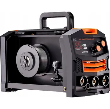 Svářečka Invertorová svářečka 130A MIG Svářečka Bez plynu Přenosná svářečka